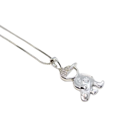 Collar Silver Skate Kid, CHAPA DE RODIO