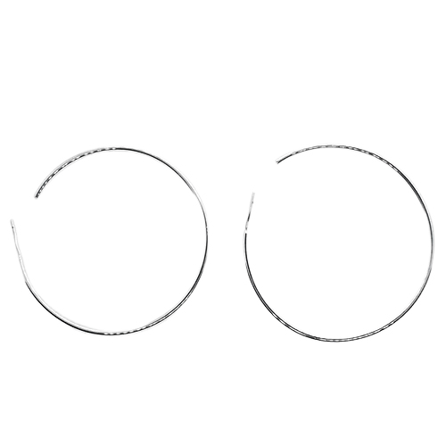 Arracada lisa, CHAPA DE RODIO