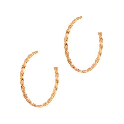 Big Hoop, CHAPA DE ORO 18K