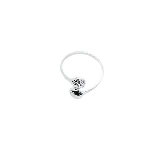 Anillo Silver Shell Sea, CHAPA DE RODIO
