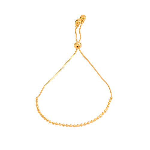 Small Golden Beads Bracelet