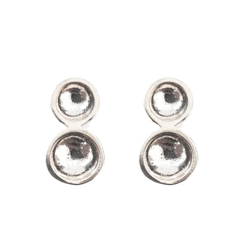 Arete Círculo Doble, CHAPA DE RODIO