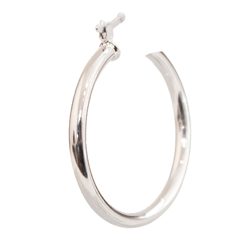 Silver & Big Earring, CHAPA DE RODIO - Imagen 3