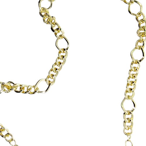 Collar Eslabones Redondos, CHAPA DE ORO 18K - Imagen 2