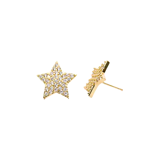Estrellas Circonias, CHAPA DE ORO 18K