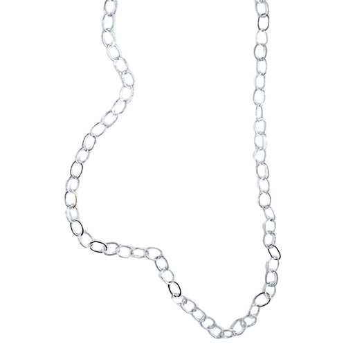 Collar Eslabones, CHAPA DE RODIO