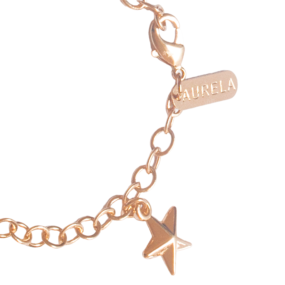 Pulsera de Estrellas Doradas CHAPA DE ORO 18K - Imagen 2