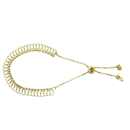 Pulsera Espiral, CHAPA DE ORO 18K