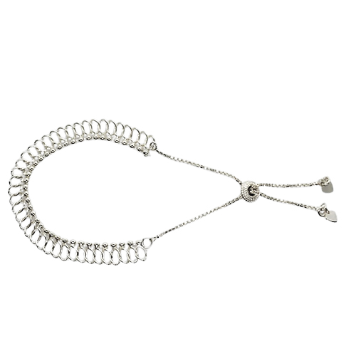 Pulsera Espiral, CHAPA DE RODIO