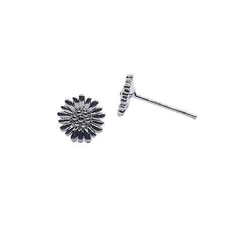 Arete Silver Sunflower, CHAPA DE RODIO