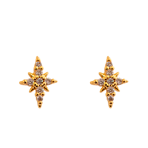 Golden Star Earring