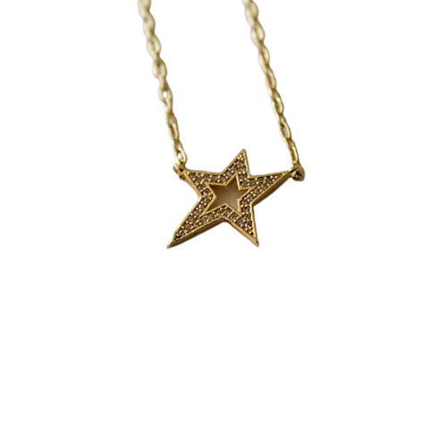 Collar Star, CHAPA DE ORO 18K