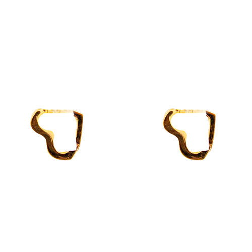 Golden Heart Earrings