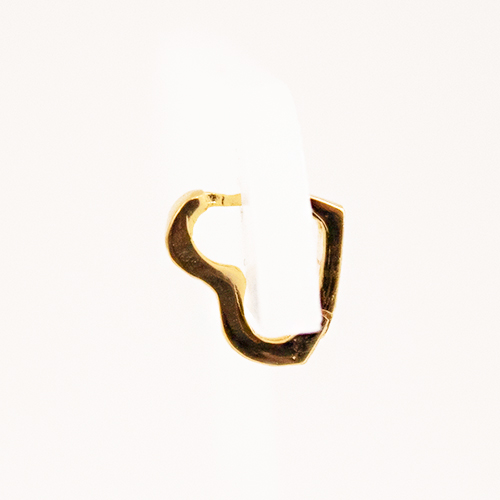 Golden Heart Earrings - Imagen 3