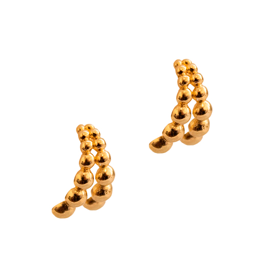 Double Line Earrings - Imagen 3