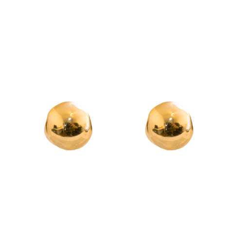 Gold Ball Earring