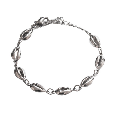 Pulsera Conchitas del Mar, CHAPA DE RODIO