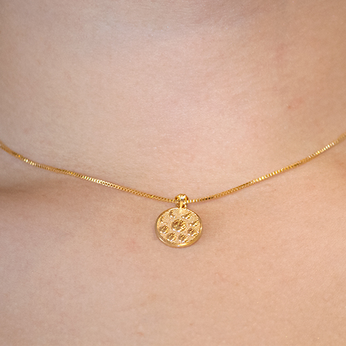 Moon Phase Golden Necklace - Imagen 3