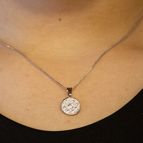Moon Phase Silver Necklace - Imagen 2