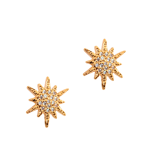 Big Gold Star Earring