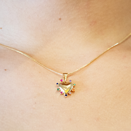 Colorful Heart Chain - Imagen 3