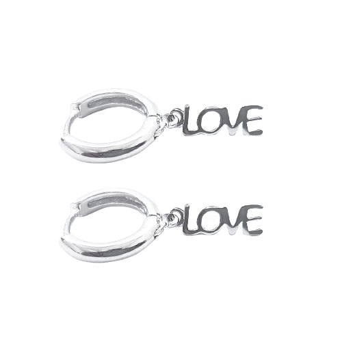 Arracada Love, CHAPA DE RODIO