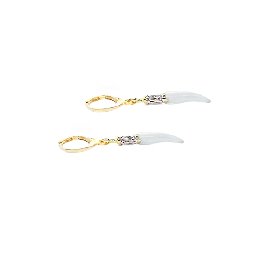 Arracada de Diente, CHAPA DE ORO 18K