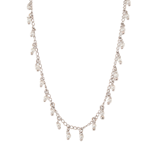 Silver Chain of Pearls