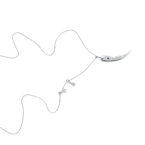 Cadena Diente, CHAPA DE RODIO - Imagen 3