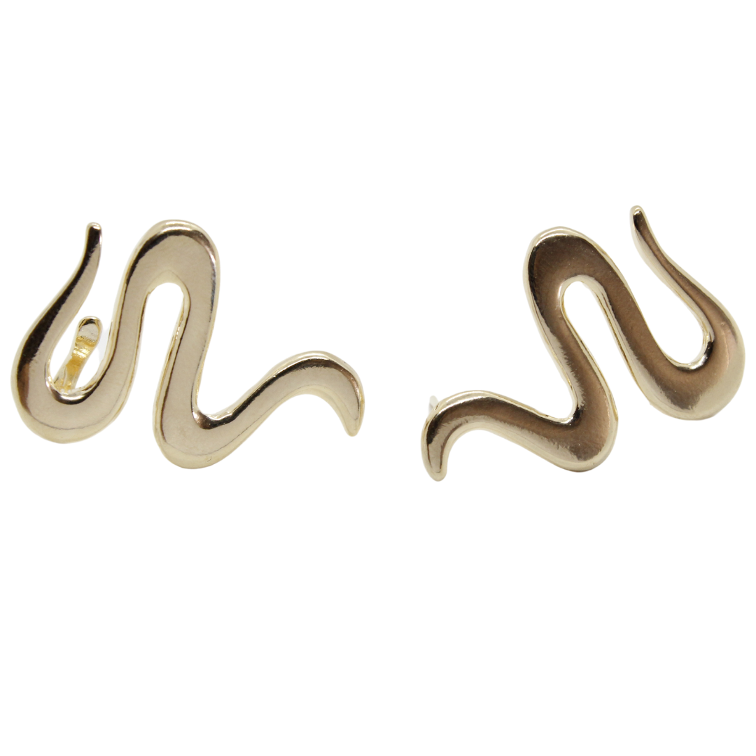 Arete Snake - Chapa de Oro