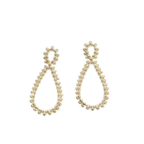 Arete Gota - Chapa de Oro