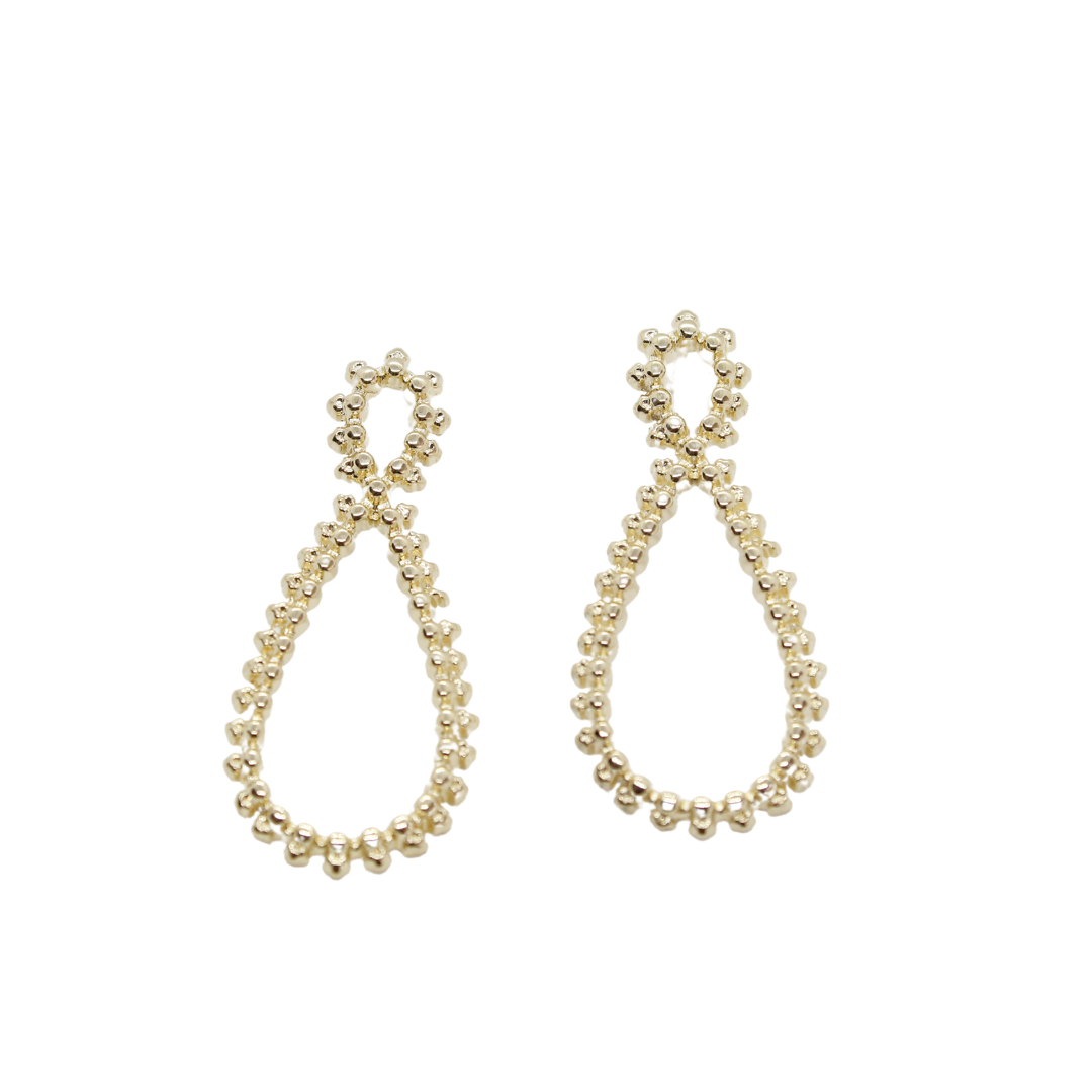 Arete Gota - Chapa de Oro