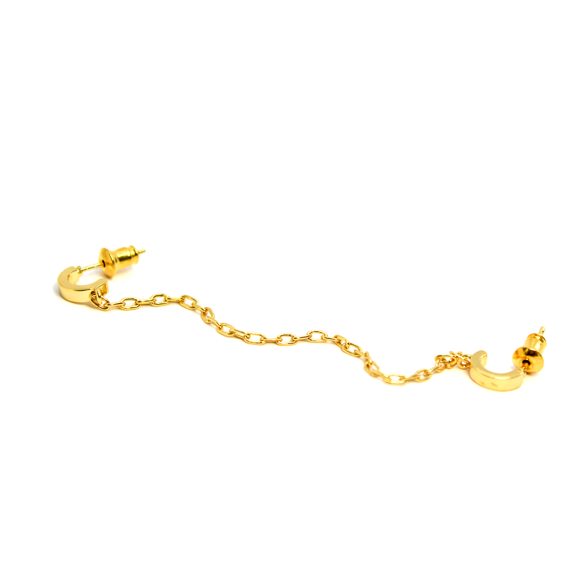 Earcuff con Cadenita – Chapa de Oro