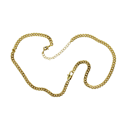 Cadena con Broche - Chapa de Oro