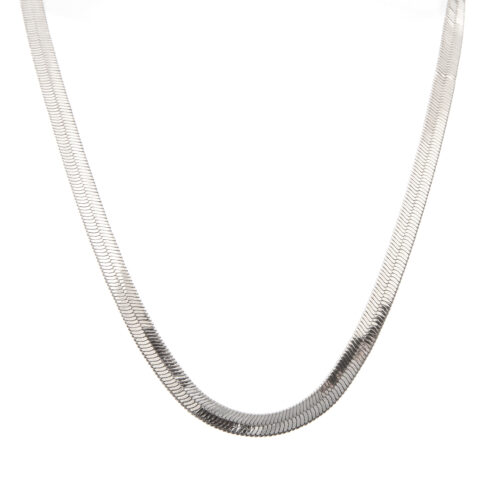 Collar Plano - Chapa de Rodio